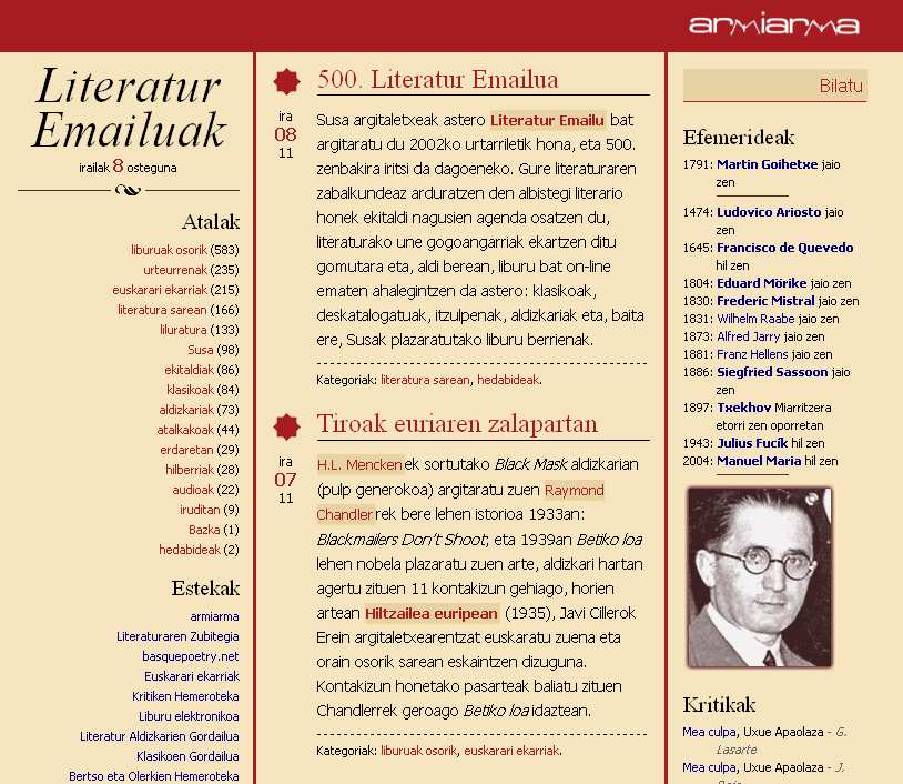 Literatur Emailuak